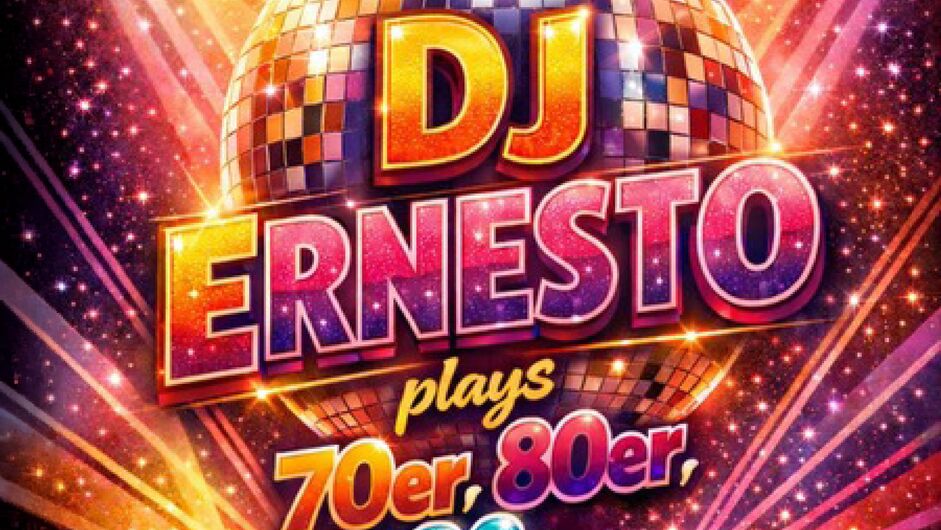DJ Ernesto plays 70er, 80er, 90er