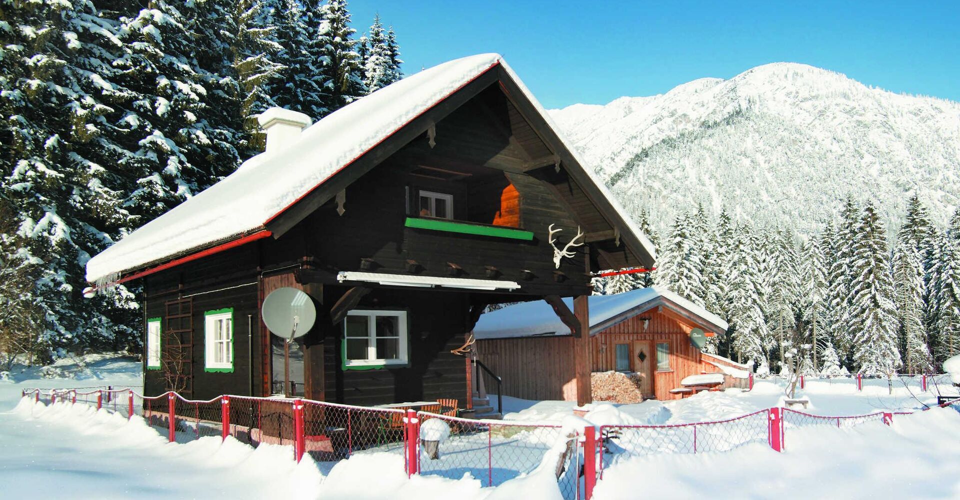 Ferienhaus Grossmitt im Winter