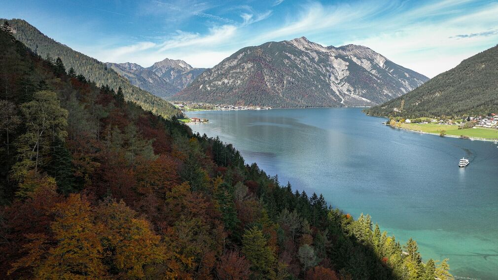 MS Stadt Innsbruck legt an in Achenkirch 