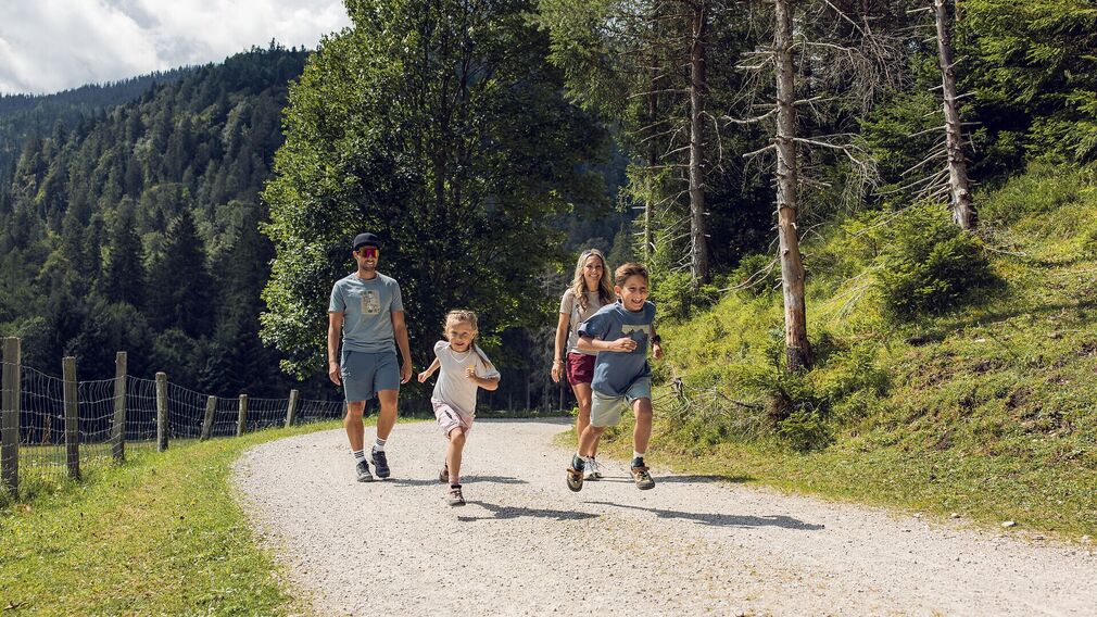 auf dem Weg ins Achenkircher Oberautal
