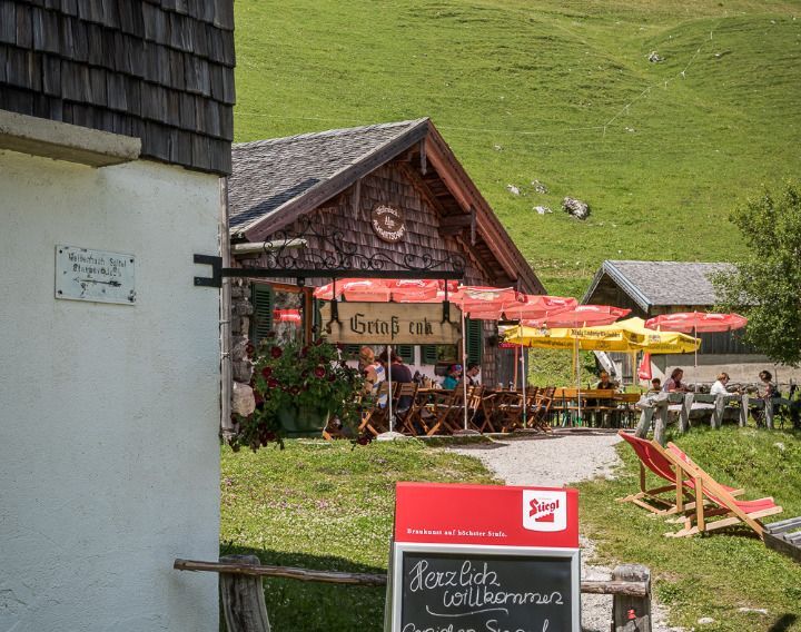 mountain hut "Weißenbachalm"