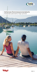 Panoramakarte Sommer Achensee