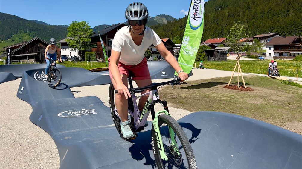 The new pump track and skill park are free to use.