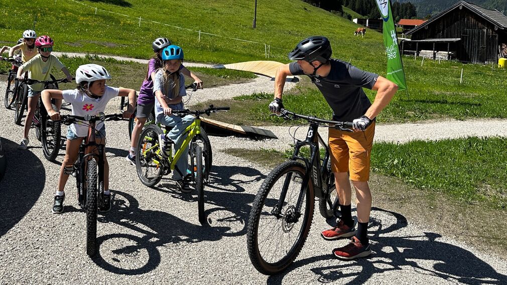 The new pump track and skill park are free to use.