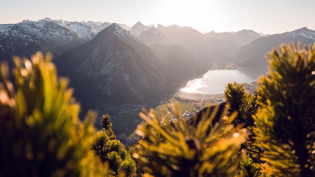 Ausblick vom Ebner Joch zum Achensee