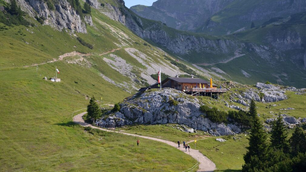 Kletterfels bei der Mauritzalm