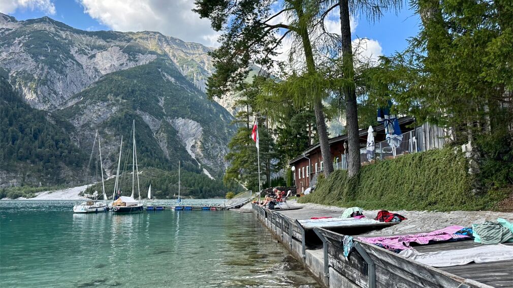 Imbisstheke beim Camping Schwarzenau