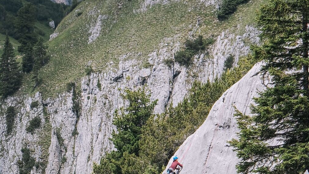 Klettern im Rofan - Gebiet Grubastiege