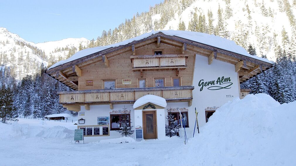 Gern Alm at the end of the Gerntal valley