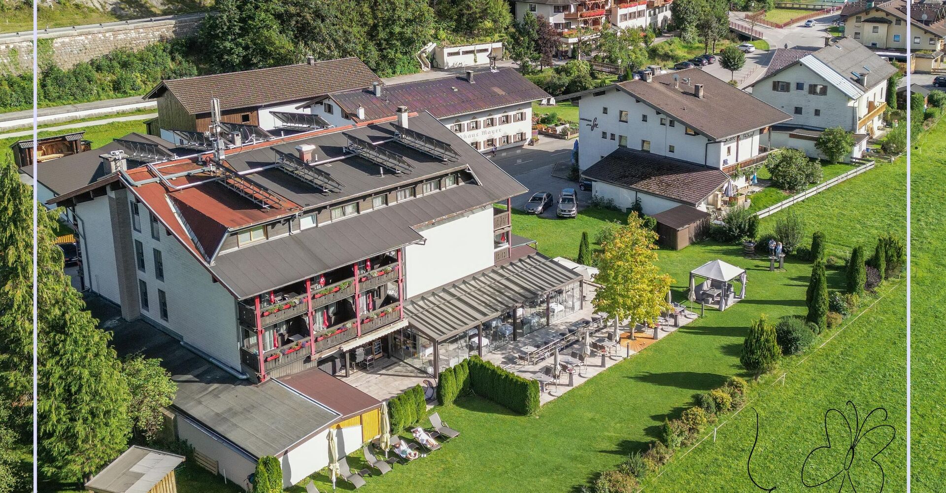 Genießerhotel mit Garten nur wenige Meter vom Achensee
