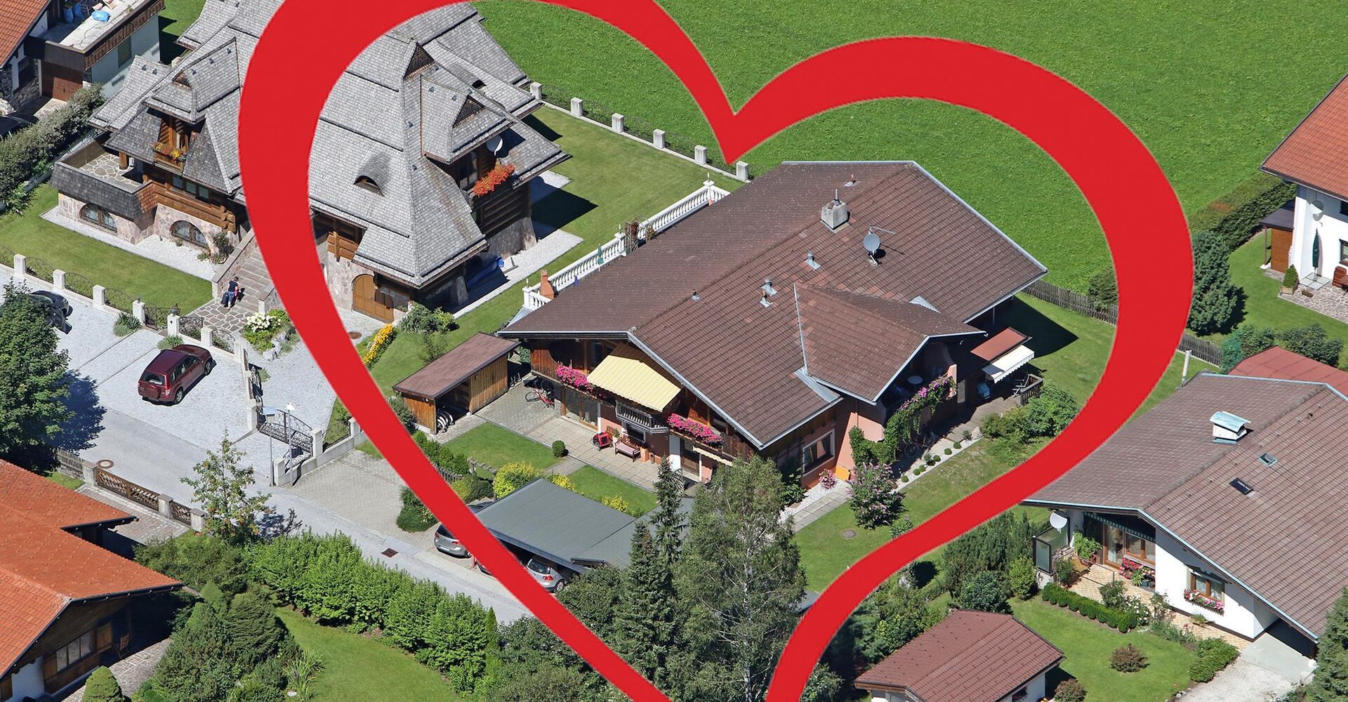 Haus mit Herz