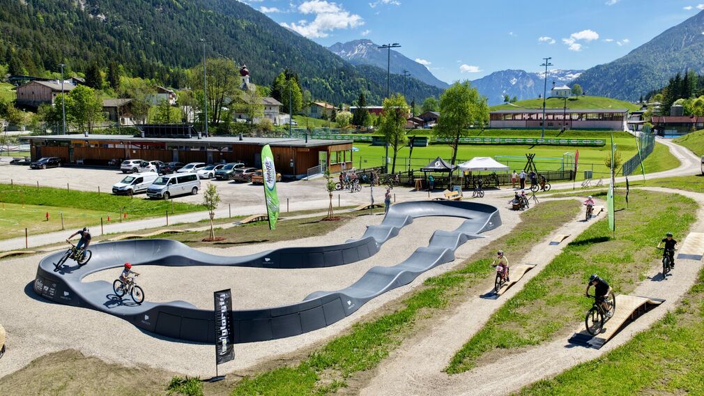 The new pump track and skill park are free to use.