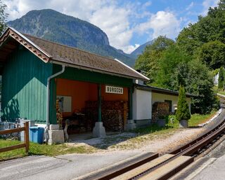 Achenseebahn Station Burgeck