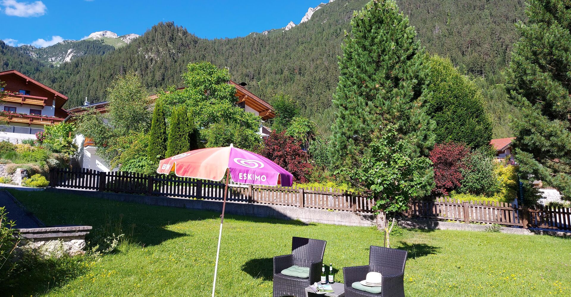 Garten vom Landhaus Rofan