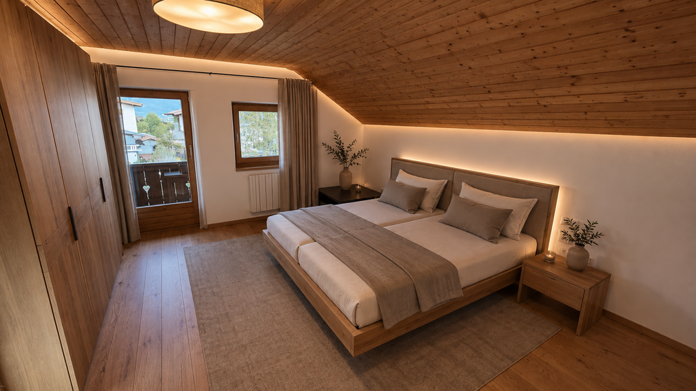 Michelis Cottage Appartements Schlafzimmer