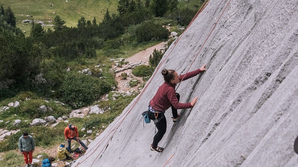 Klettern im Rofan - Gebiet Grubastiege