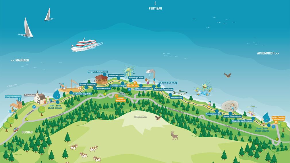 Wusel Seeweg Übersichtsplan